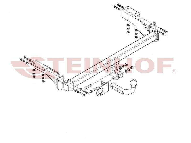 Hak holowniczy Steinhof Citroen C4 I 2004-2010