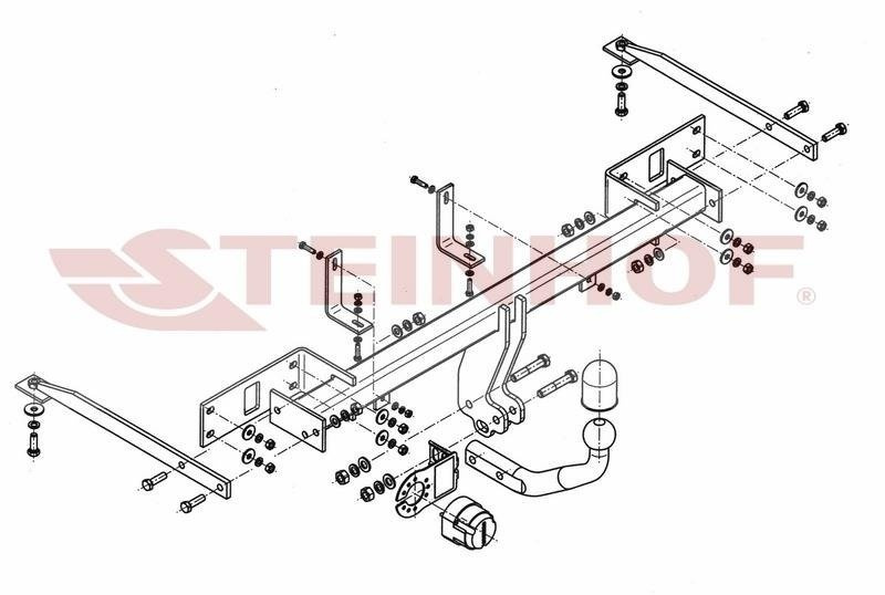 Hak holowniczy Steinhof FIAT Panda III 2012-