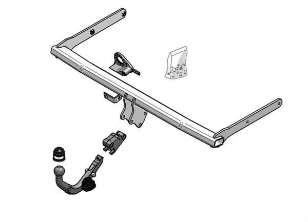 Hak holowniczy Brink VW Touran I 2006-2010