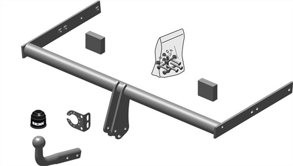 Hak holowniczy Brink 533800