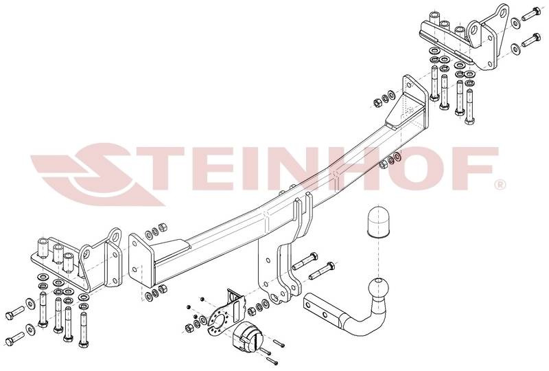 Hak holowniczy Steinhof L-120
