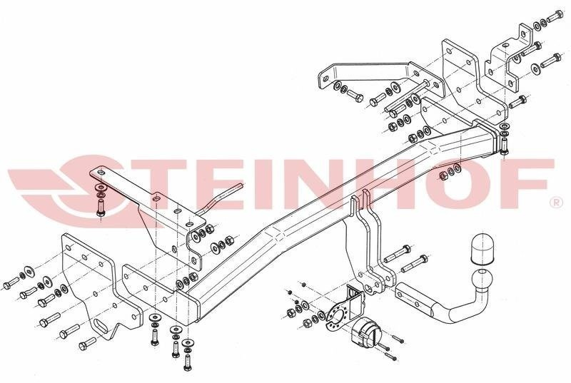 Hak holowniczy Steinhof Infiniti QX70 2013-