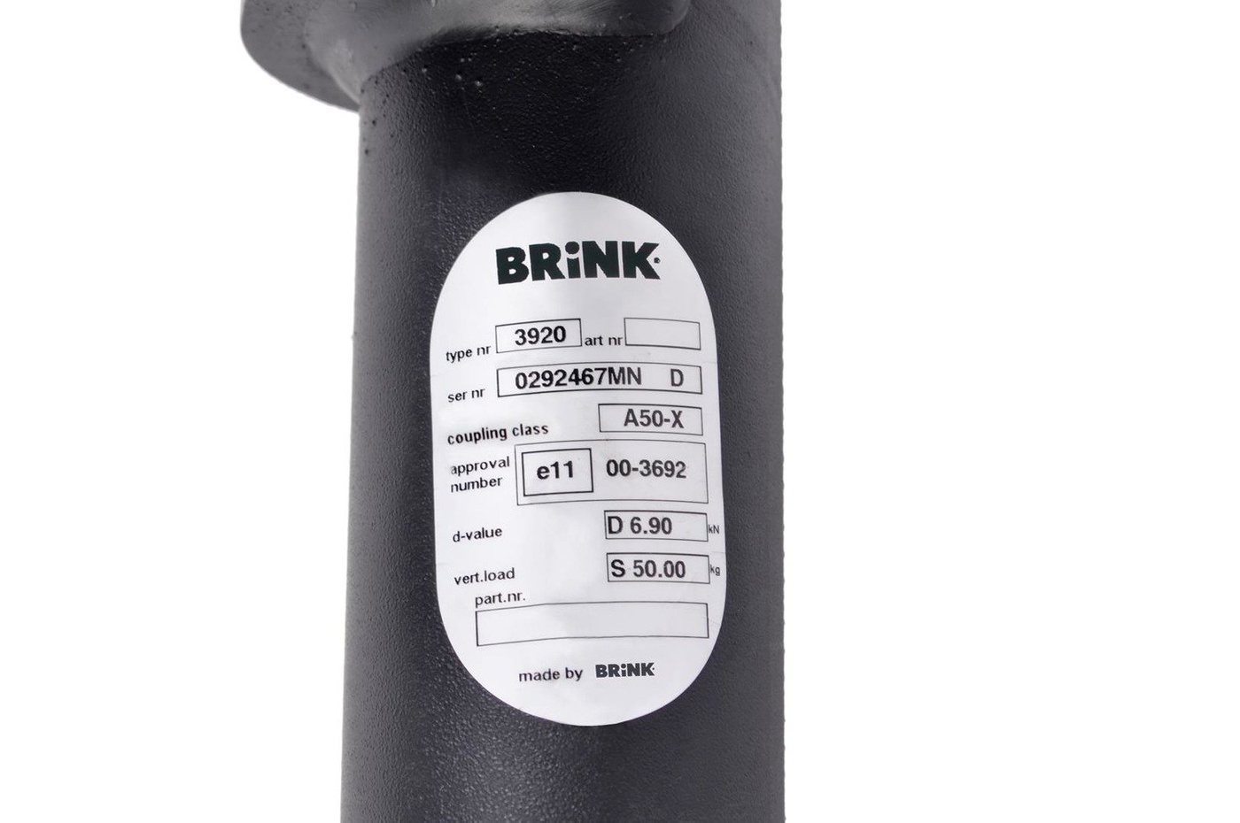 Hak holowniczy Brink 392000