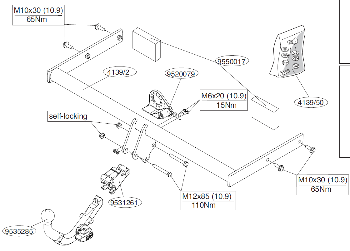 Hak holowniczy SEAT Cordoba (6L) 2003-2008