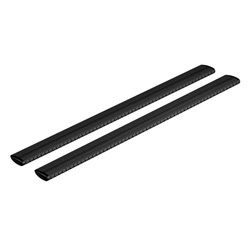 Nordrive N15081 "SILENZIO" ALUMINUM WING BARS "L" 128 CM BLACK