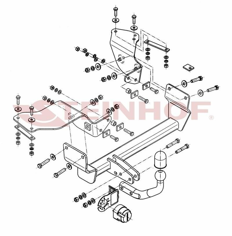 Hak holowniczy Steinhof Alfa Romeo 147 2000-2010