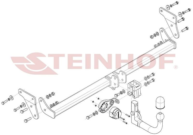 Hak holowniczy Steinhof Kia E-NIRO 2019-