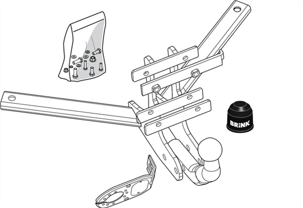 Hak holowniczy Brink 449200