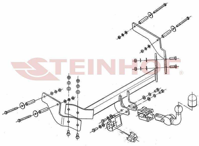 Hak holowniczy Steinhof F-073