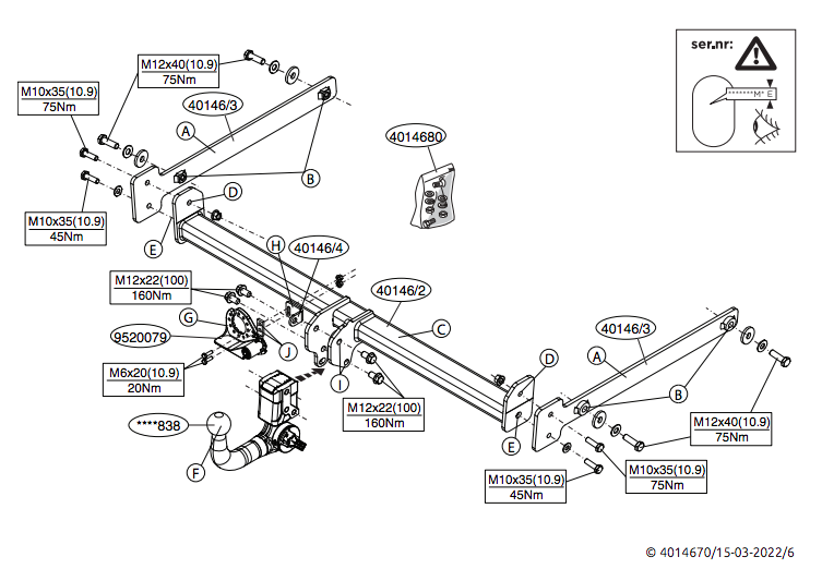 Hak holowniczy BRINK Toyota YARIS CROSS 07/2021-