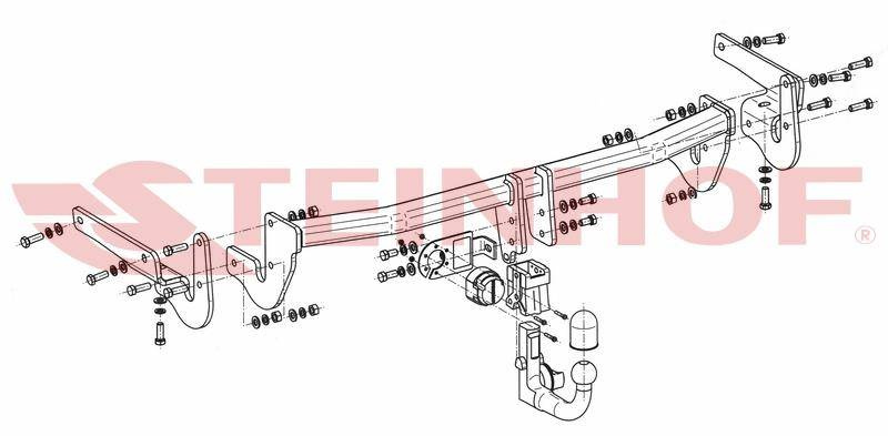 Hak holowniczy Steinhof Lexus NX 300h 2014-2021