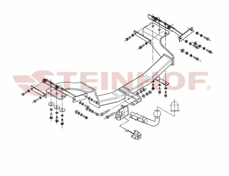 Hak holowniczy Steinhof Nissan X-Trail T31 2007-2014