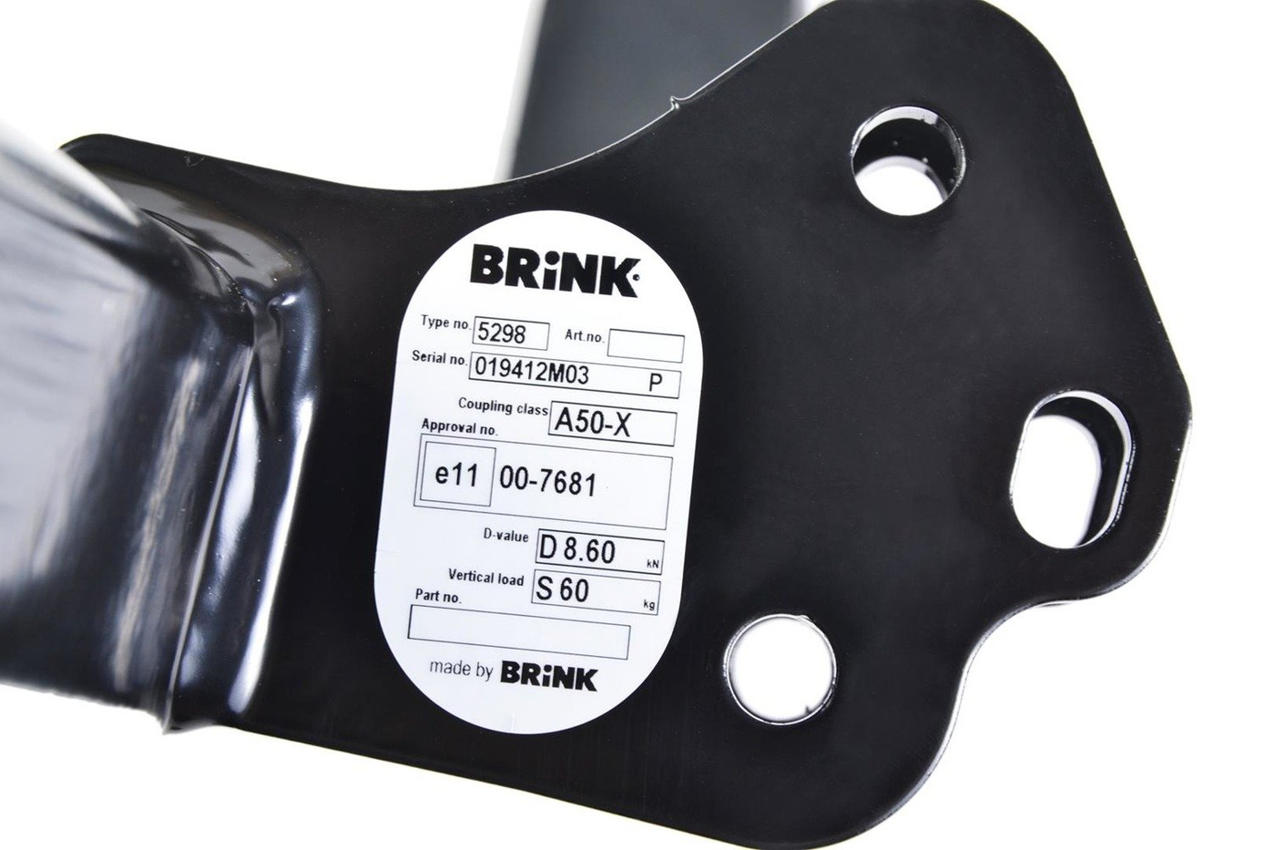 Hak holowniczy Brink Toyota Auris E15 2007-2012