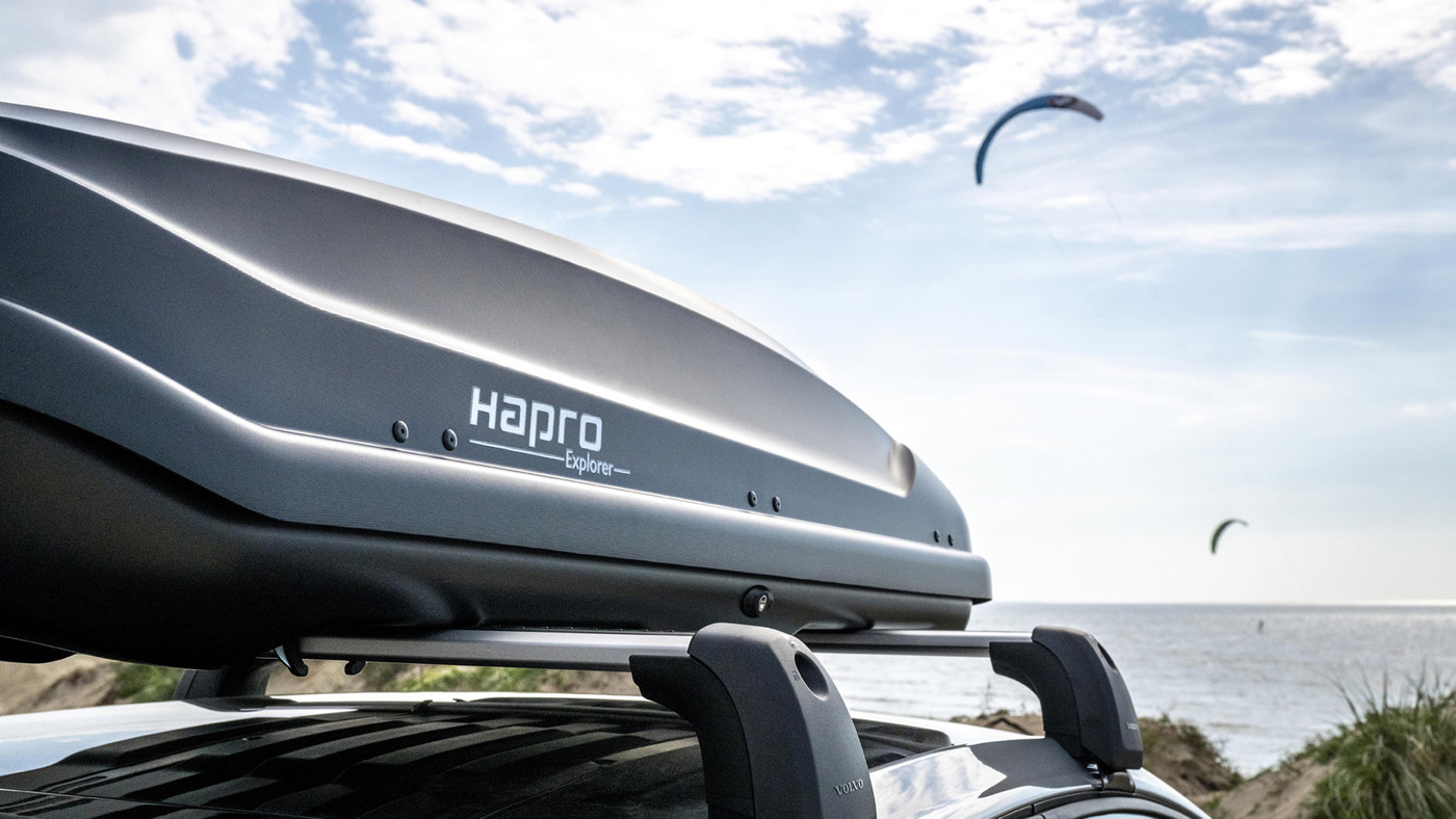 Hapro Explorer 500 | Box dachowy czarny matowy