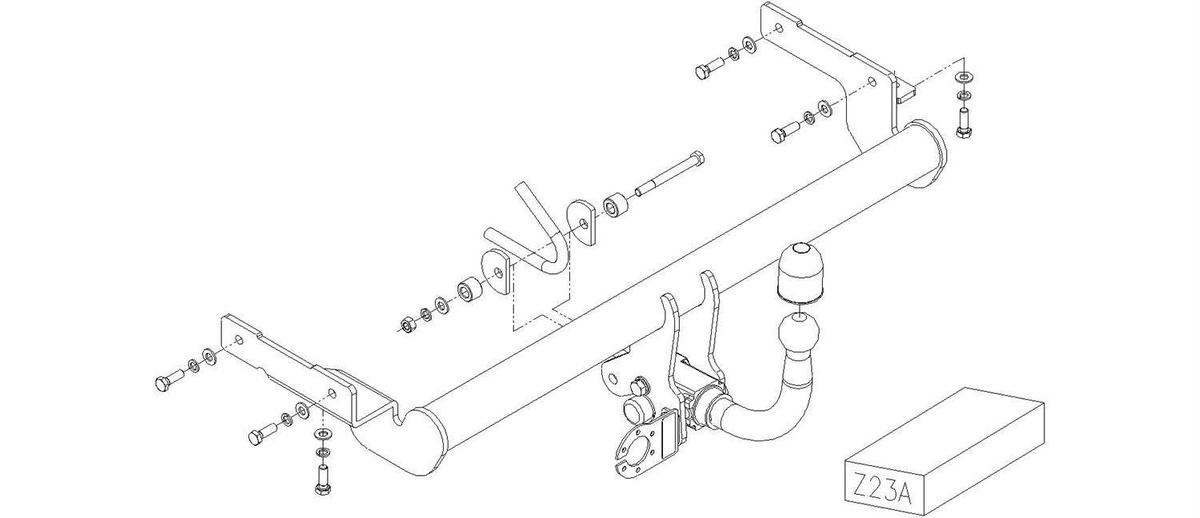 Hak holowniczy Autohak Z23A