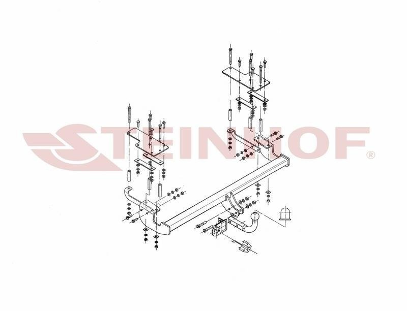 Hak holowniczy Steinhof Suzuki SX4 2006-2014