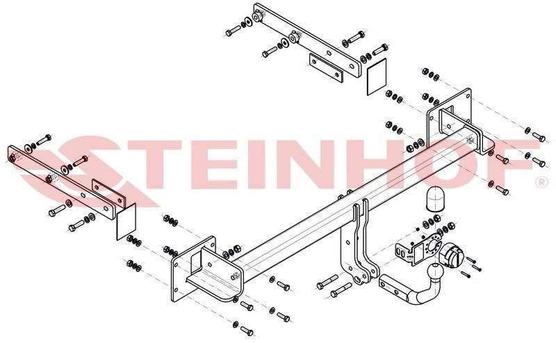 Hak holowniczy Steinhof Mercedes R-Klasa W251 2006-2012