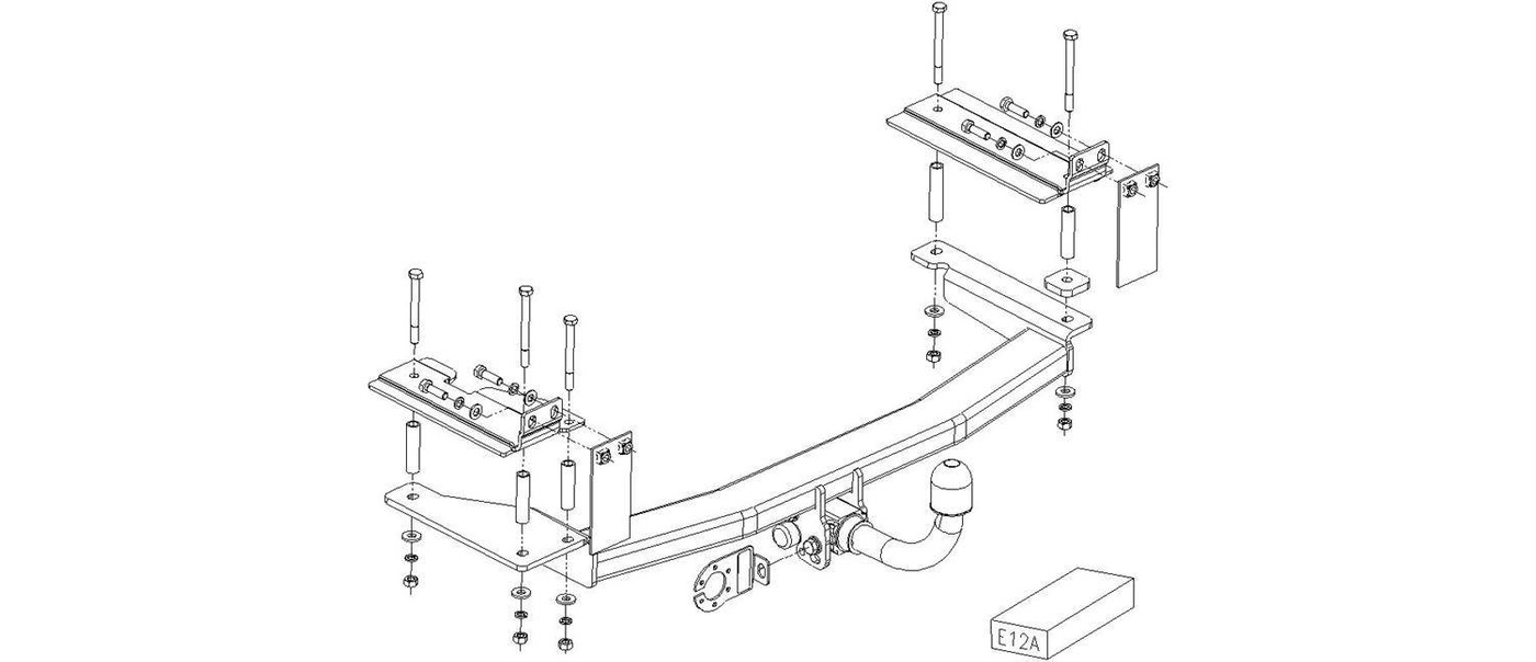 Hak holowniczy Autohak E12A