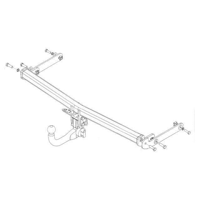 Hak holowniczy Witter Audi A3 8P hatchback 03-12