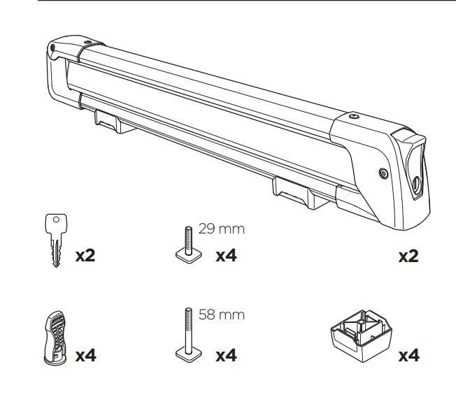 Thule Snowpack L (for 6 pair of skis) 732600