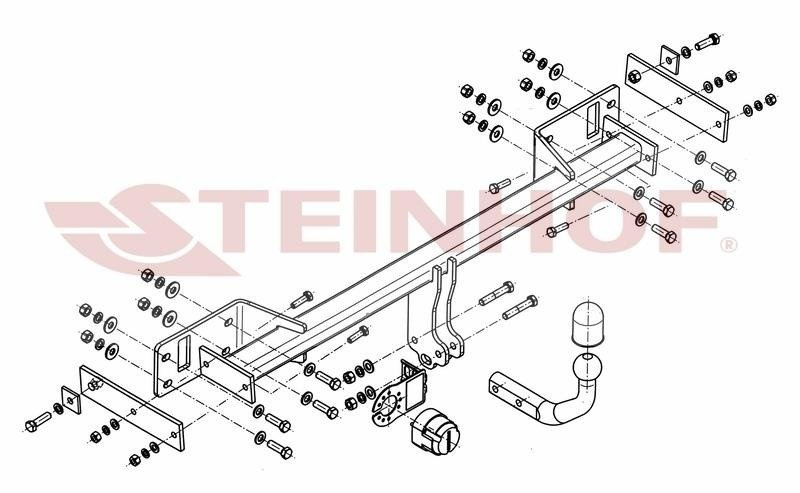 Hak holowniczy Steinhof M-101