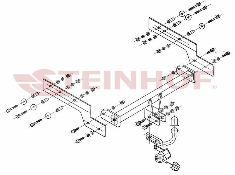 Hak holowniczy Steinhof Ford Mondeo Mk3 Kombi 2000-2007