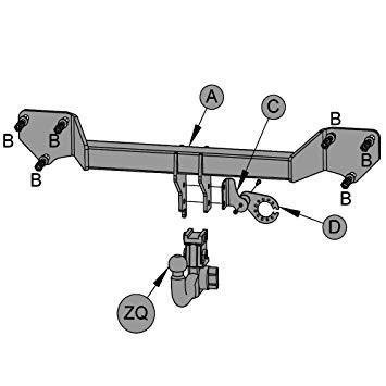 Hak holowniczy Witter BMW X1 E84 2009-2015