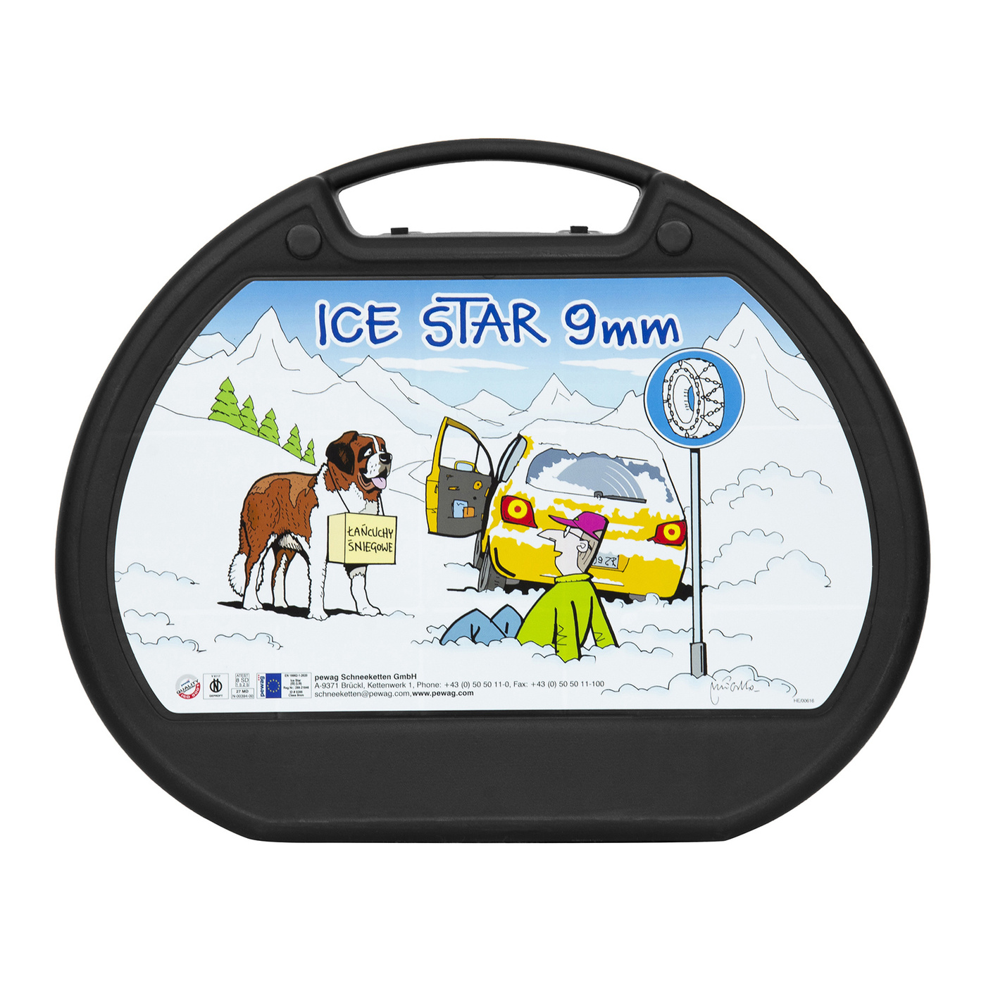 Łańcuchy śniegowe Pewag Ice Star 9 mm gr. 73