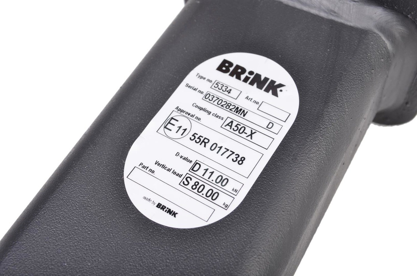 Hak holowniczy Brink 533800