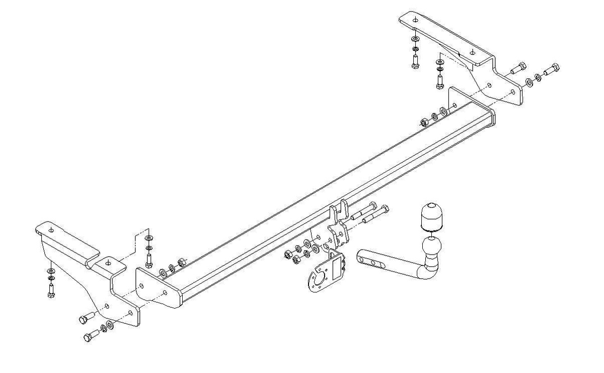 Hak holowniczy Autohak P24