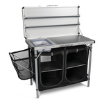 Kampa Chieftain Deluxe Field Kitchen - rozkładana kuchnia polowa z zlewem i praktycznym wyposażeniem 9120001413