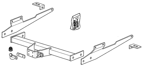 Hak holowniczy BRINK 281800