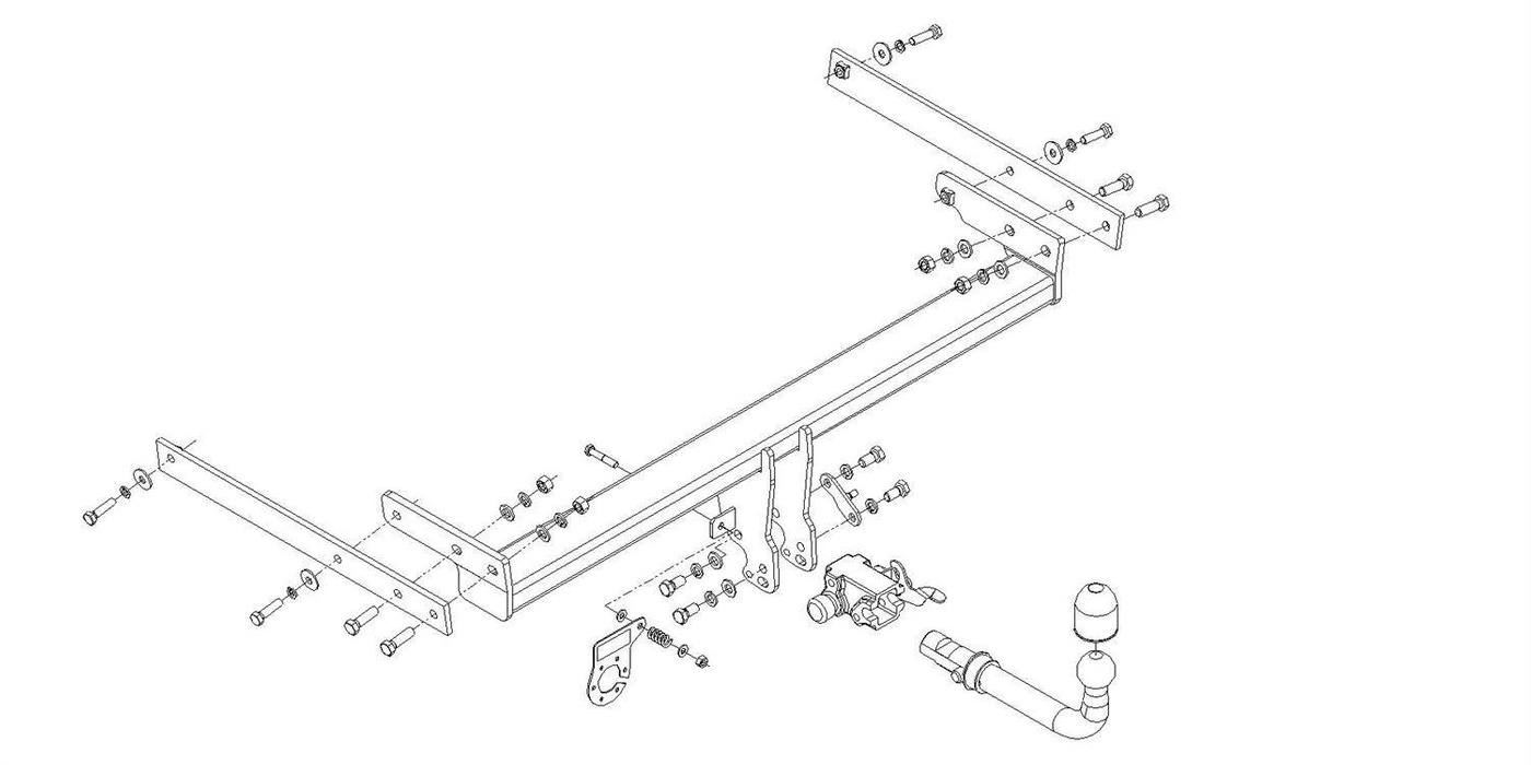 Hak holowniczy Autohak Ford Kuga 2008-2013