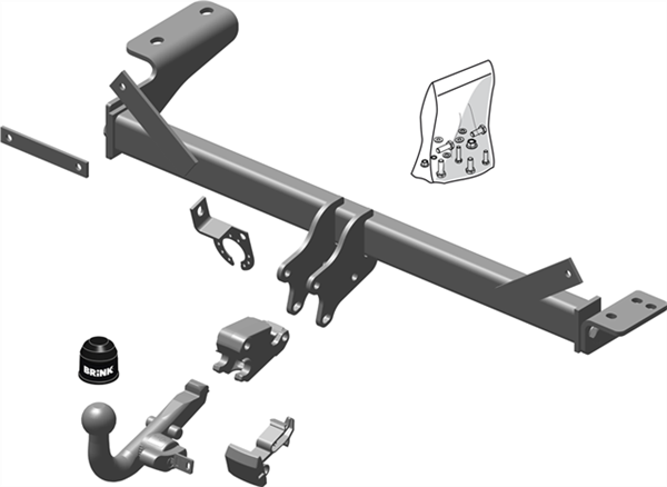 Hak holowniczy Brink 547700