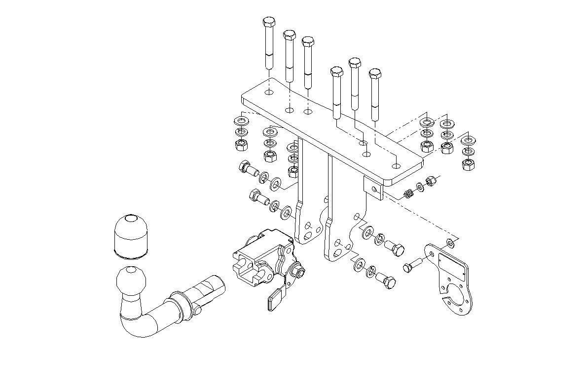 Hak holowniczy Autohak V61A