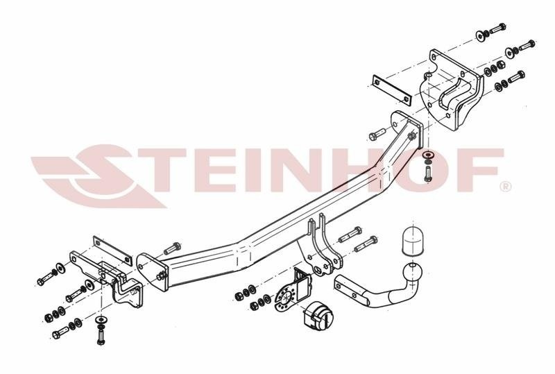 Hak holowniczy Steinhof KIA Carens (RP) 2013-2019