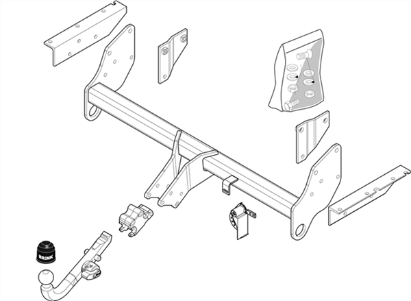 Hak holowniczy Brink 470400