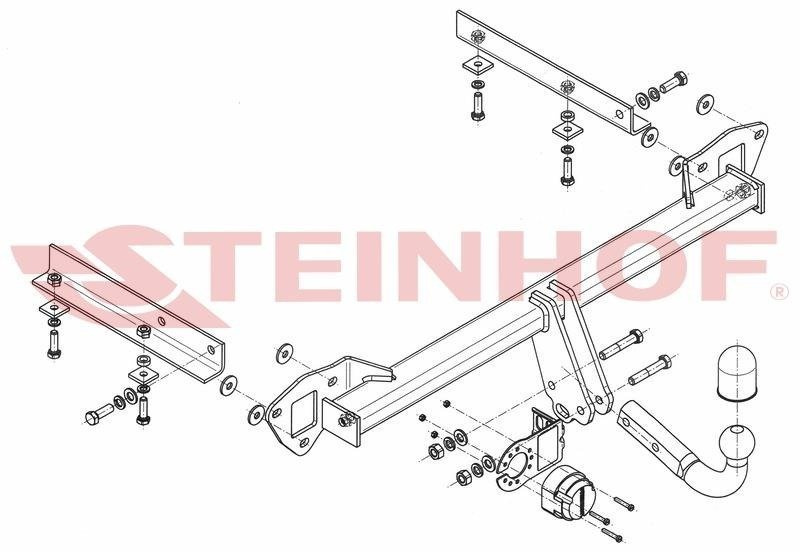 Hak holowniczy Steinhof Subaru Impreza III (GR) 2007-2011