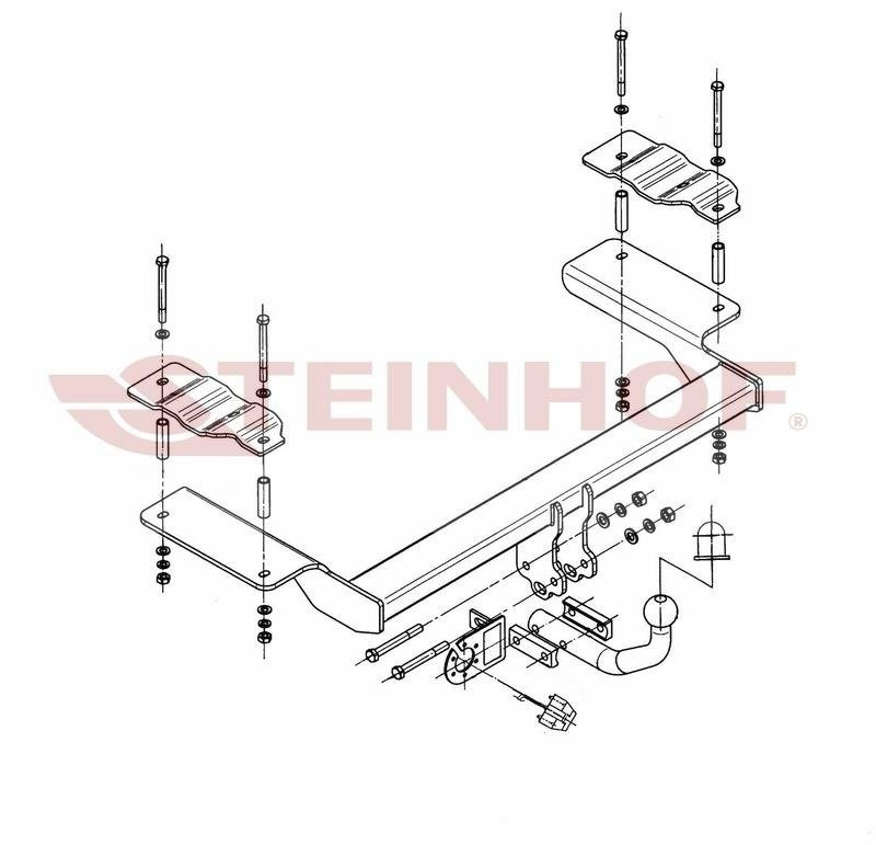 Hak holowniczy Steinhof F-056