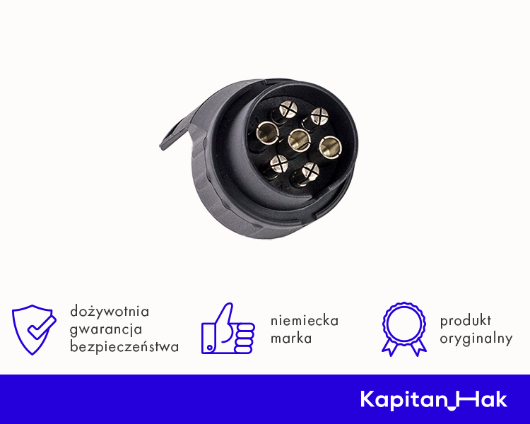 Adapter Westfalia do wiązek haka – z 7 na 13 pin