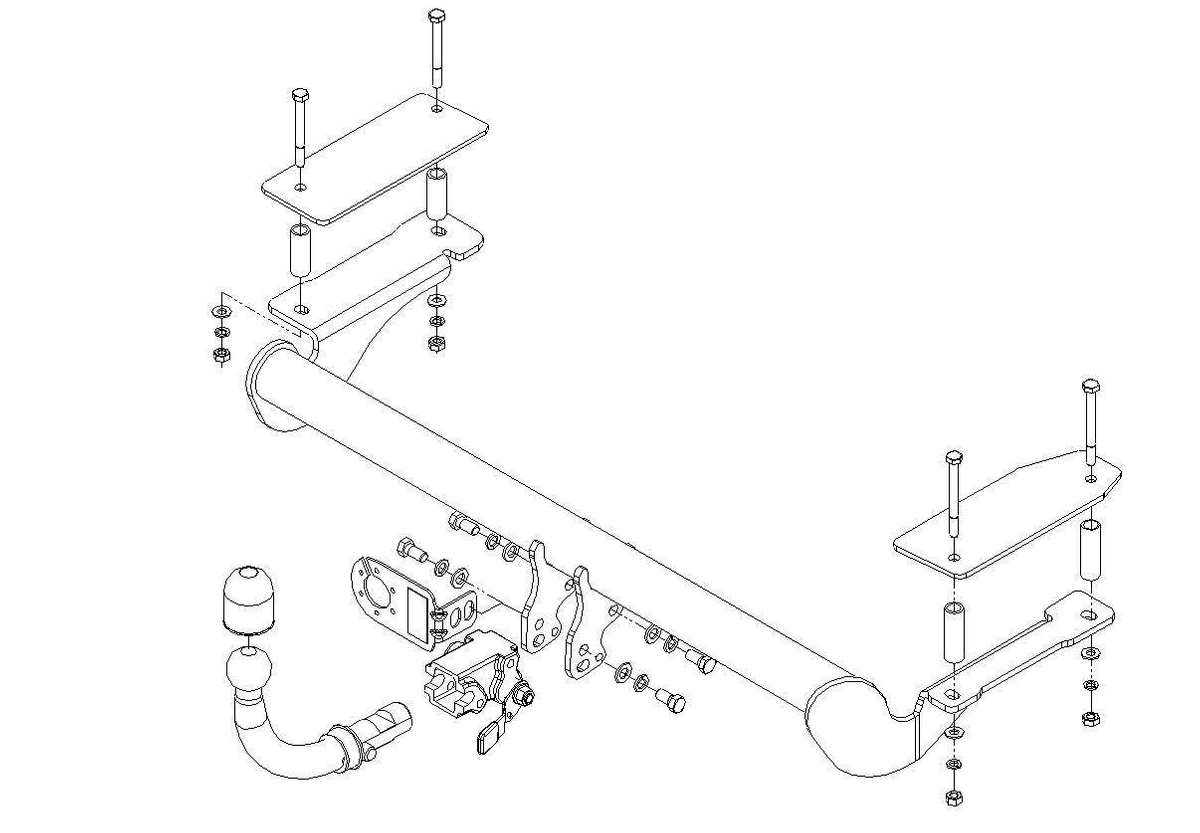 Hak holowniczy Autohak Opel Astra G HB 1998-2009