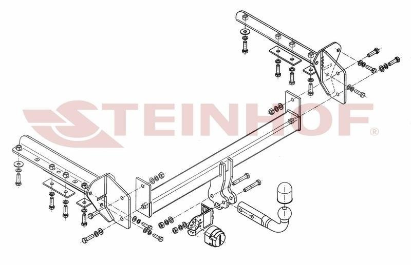 Hak holowniczy Steinhof Subaru Forester IV (SJ) 2013-2019