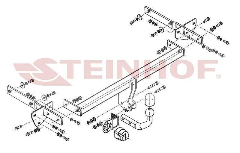 Hak Steinhof Mercedes Klasa A W169 2004-2012