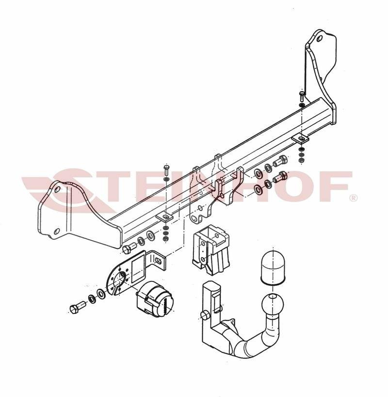 Hak holowniczy Steinhof B-044