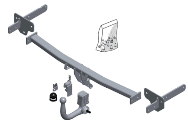 Hak holowniczy BRINK Opel Astra K V Hatchback 2015-