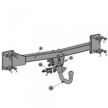 Hak holowniczy Witter Volkswagen Touareg 2002-2010