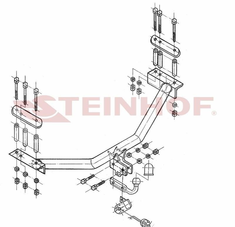 Hak holowniczy Steinhof FIAT Multipla 1999-2010