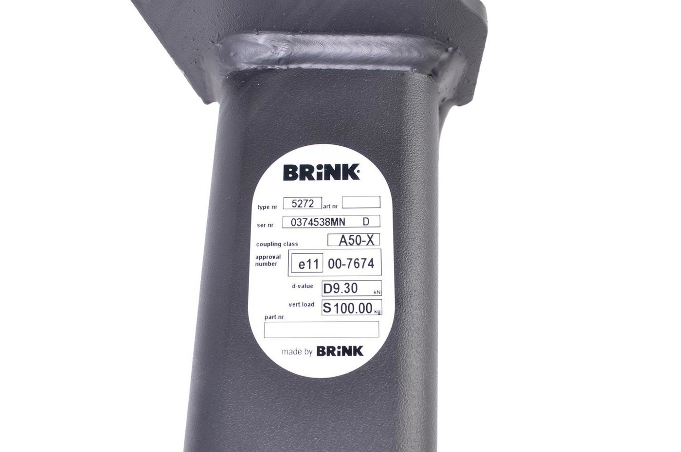 Hak holowniczy Brink 527200