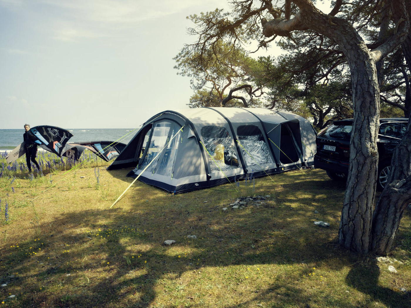 Kampa Hayling 6 Namiot kempingowy ze słupkami dla 6 osób