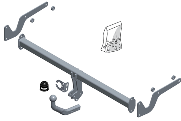 Hak holowniczy Brink Mitsubishi Colt HB 2023-